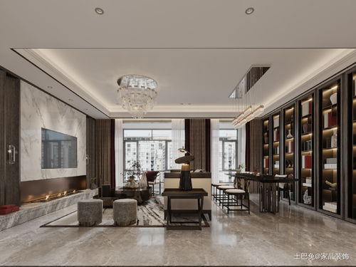 280平中式現(xiàn)代別墅豪宅裝修效果案例——復(fù)地領(lǐng)館別墅實(shí)景鑒賞